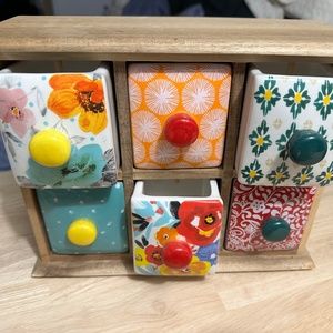 Pioneer woman spice / tea drawer box